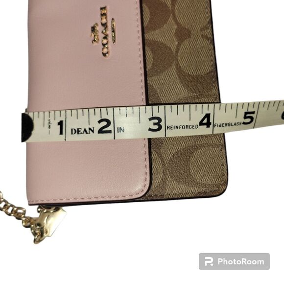 COACH PINK/BROWN WRISTLET/PURSE - Picture 11 of 16